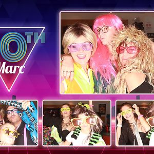 80's Rock Party Horizontal Personnalisé