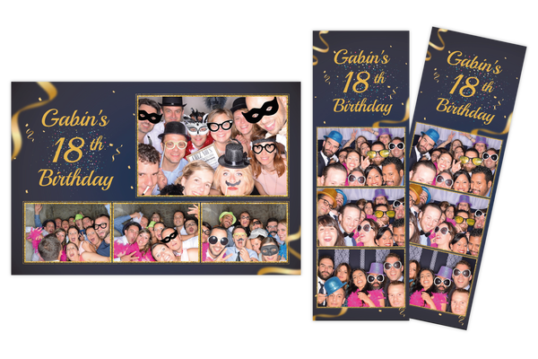 Blue and Gold xxth Birthday Pack