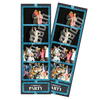 Blue Holiday Party Ticket Template