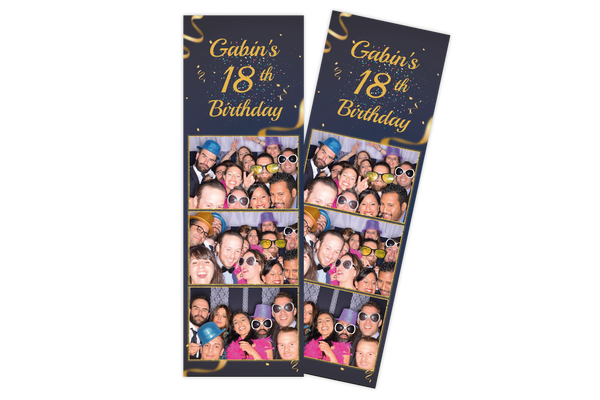 Blue and Gold xxth Birthday Ticket
