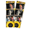 Floral Wedding Horizontal Ticket