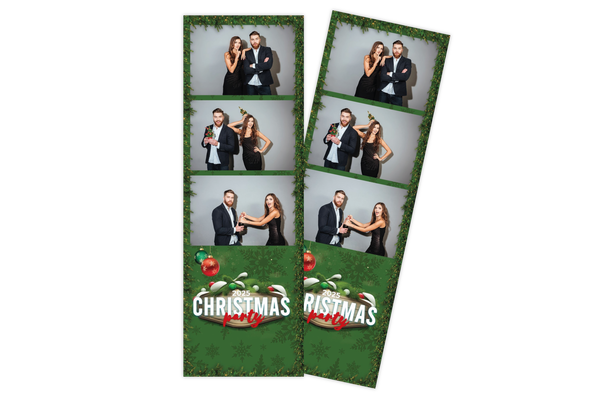 Green Garland Ticket Template