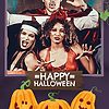 Happy Halloween Jack O Lanterns Vertical