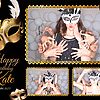 Masquerade Birthday Horizontal