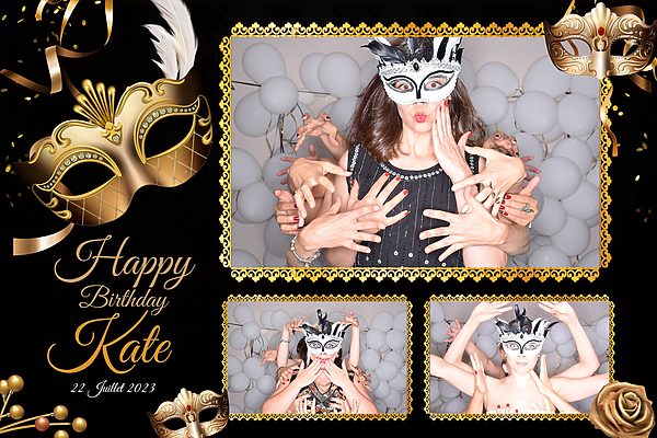 Masquerade Birthday Horizontal