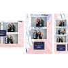 Pink And Blue Marble Pack Template