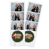 Snowy Wreath Ticket Template