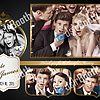 Wedding Black and Gold Horizontal 3 poses