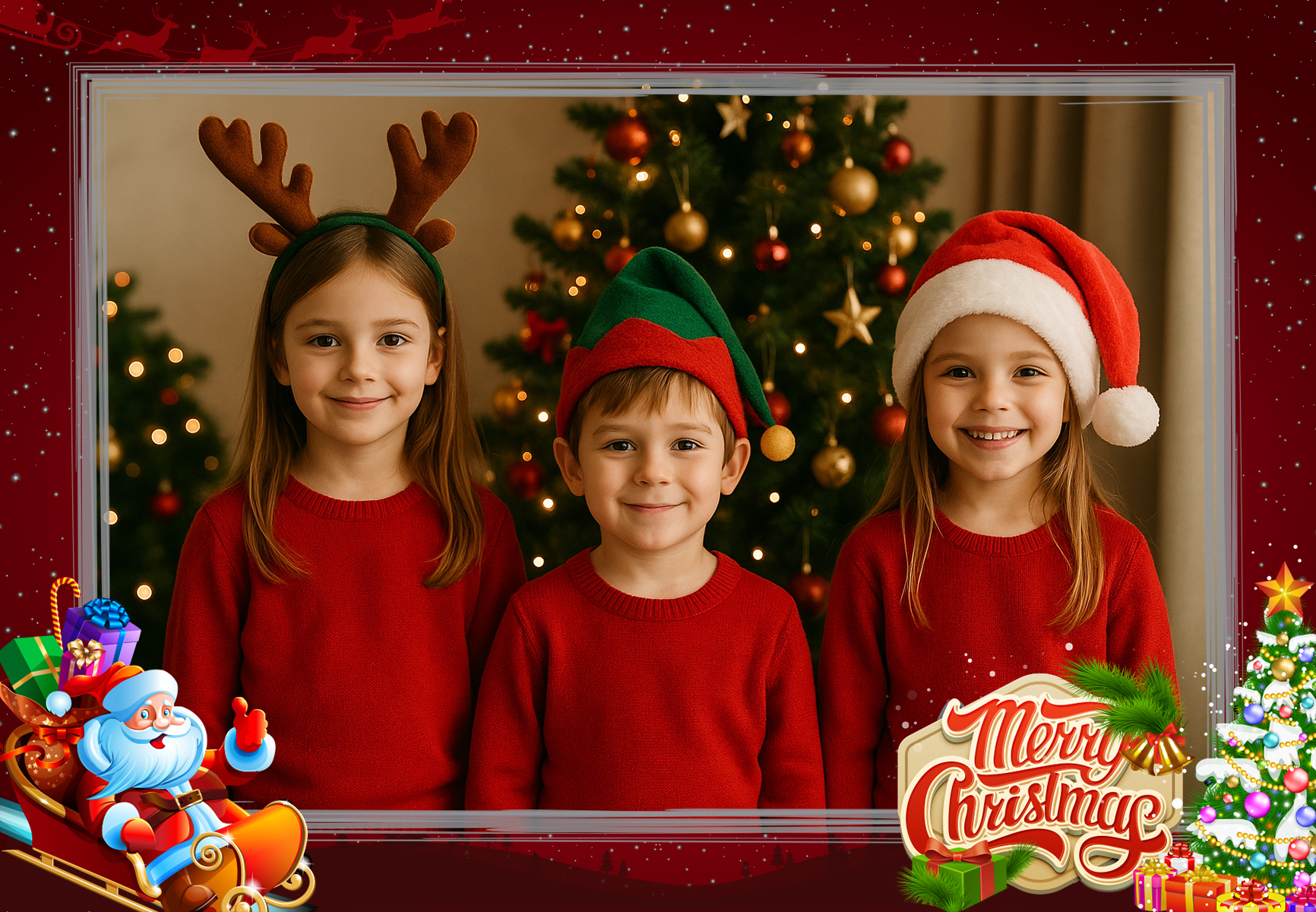 Red Christmas Horizontal