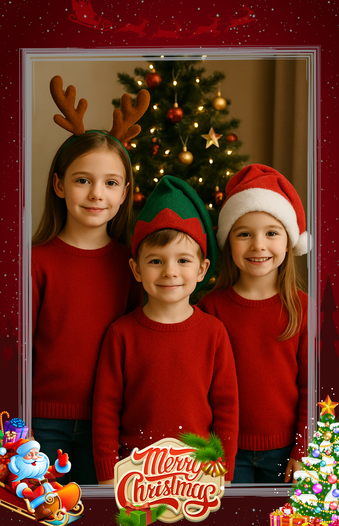 Red Christmas Vertical